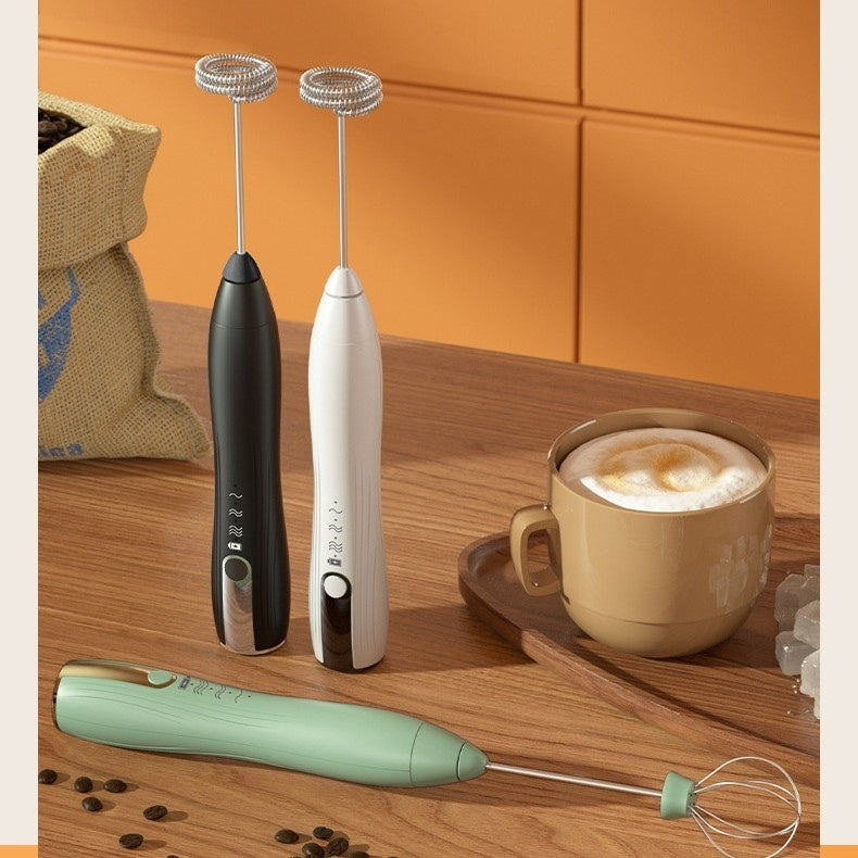 USB Rechargeable Electric Egg Beater &amp; Milk Frother – 3-Speed Wireless Hand Mixer | 3 Colors