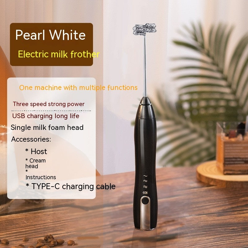 USB Rechargeable Electric Egg Beater &amp; Milk Frother – 3-Speed Wireless Hand Mixer | 3 Colors