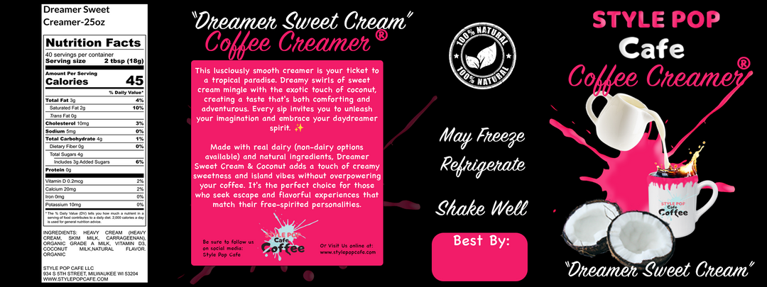 Dreamer Sweet Creamer ™ Coffee Creamer