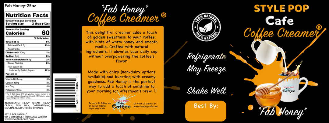 Fab Honey ™ Coffee-Creamer