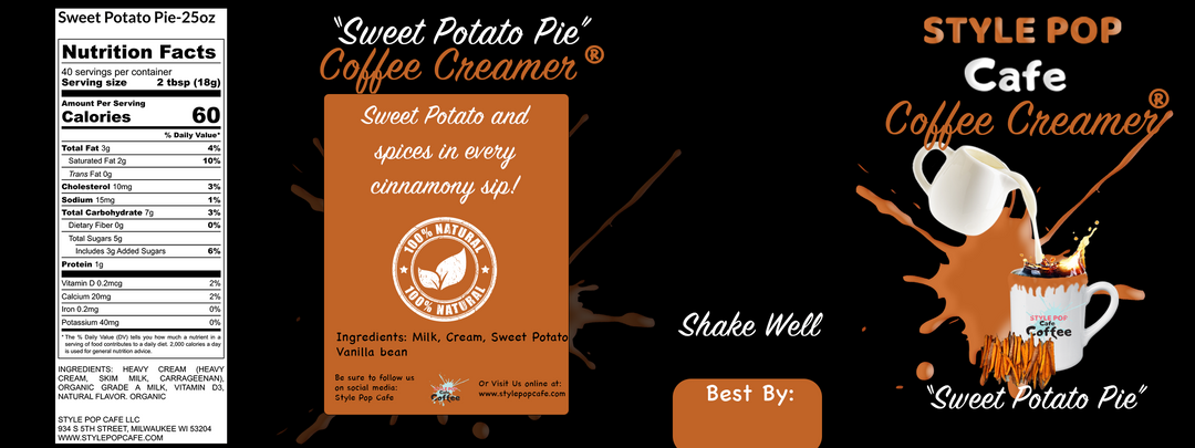 Sweet Potato Pie ™ Coffee Creamer