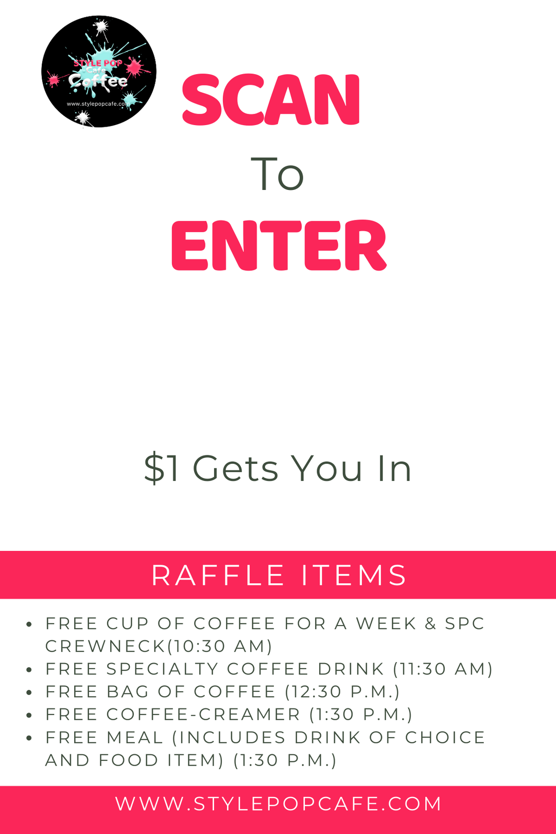 Grand Opening Raffle